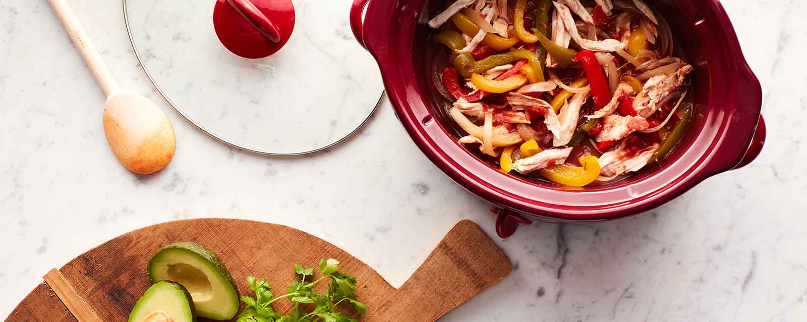 Slow Cooker Ranch Chicken Fajitas  Hidden Valley® Ranch