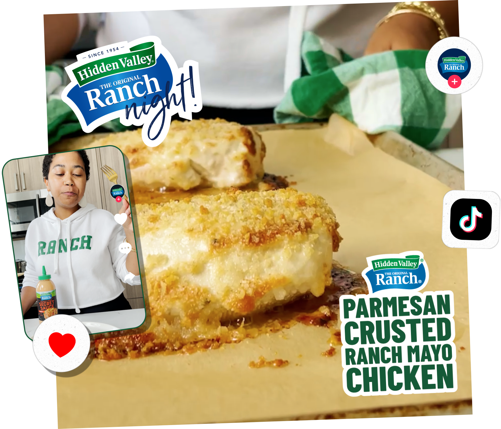 Parmesan Crusted Ranch Chicken Recipe Hidden Valley® Ranch