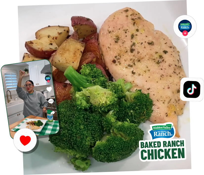 Baked Ranch Chicken Breast Recipe Hidden Valley® Ranch 6736