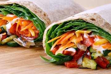 Roasted Veggie Wrap