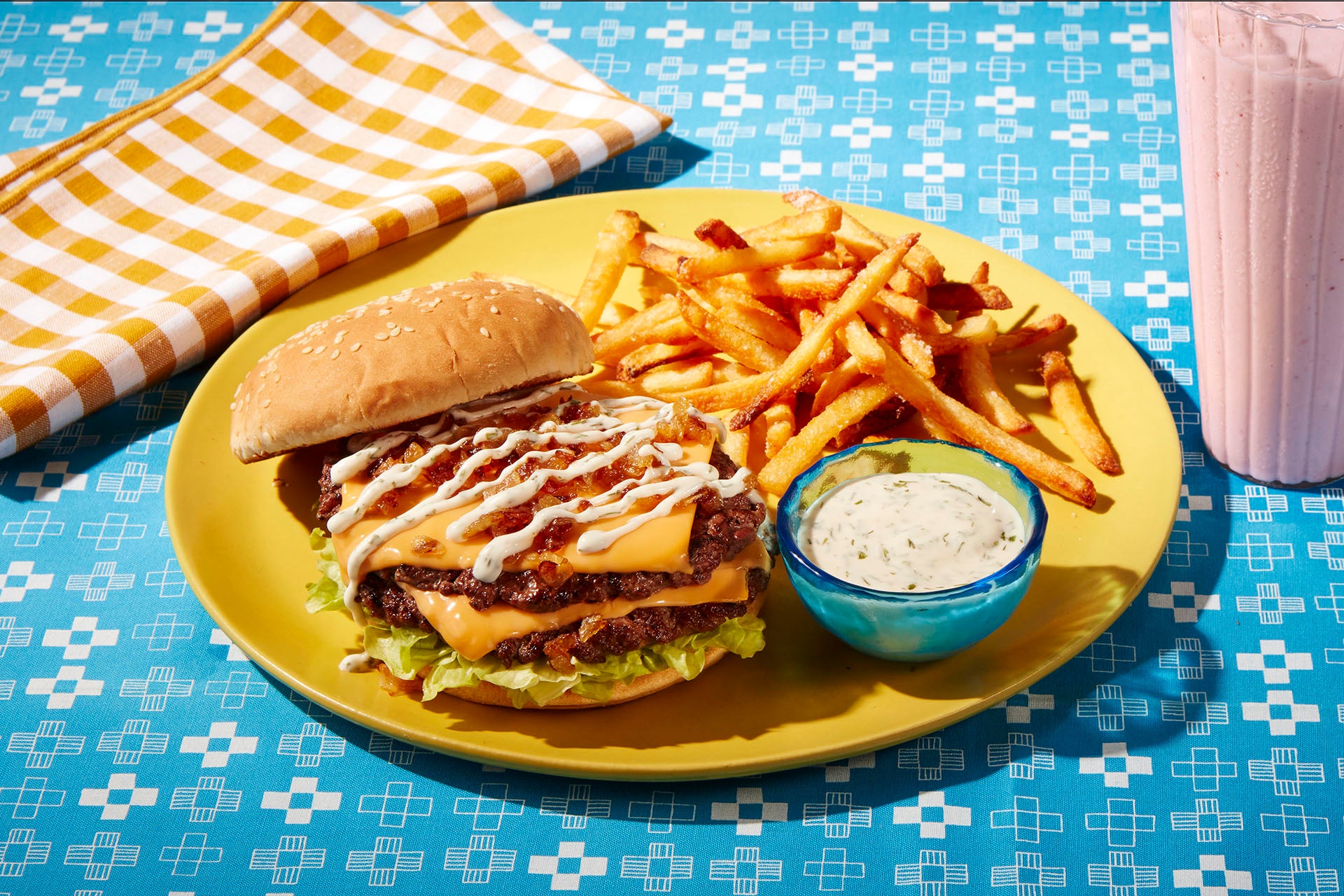 Cheddar Smash Burger with Weber® Gourmet Burger Seasoning - The Real Kitchen